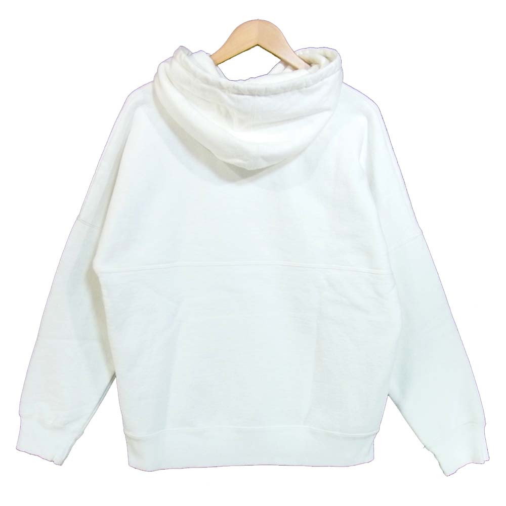 Supreme シュプリーム 14AW Banner Big Logo Hooded sweatshirt パーカー ホワイト系 L【美品】【中古】