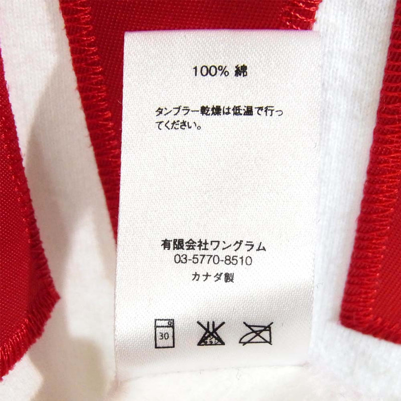 Supreme シュプリーム 14AW Banner Big Logo Hooded sweatshirt パーカー ホワイト系 L【美品】【中古】