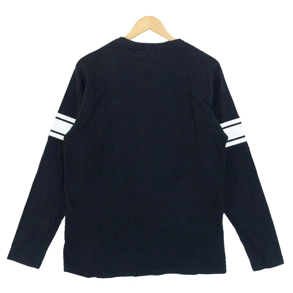 Supreme シュプリーム 08AW L/S FOOTBALL TOP フットボール 長袖 Tシャツ ダークネイビー系 M【中古】