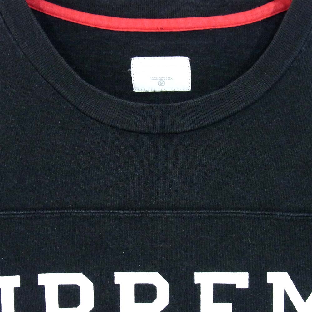 Supreme シュプリーム 08AW L/S FOOTBALL TOP フットボール 長袖 Tシャツ ダークネイビー系 M【中古】