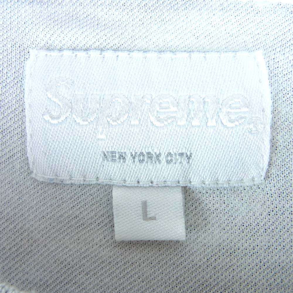 Supreme シュプリーム 15SS Diagonal Soccer Top サッカー ジャージ ゲーム シャツ オフホワイト系 L【中古】