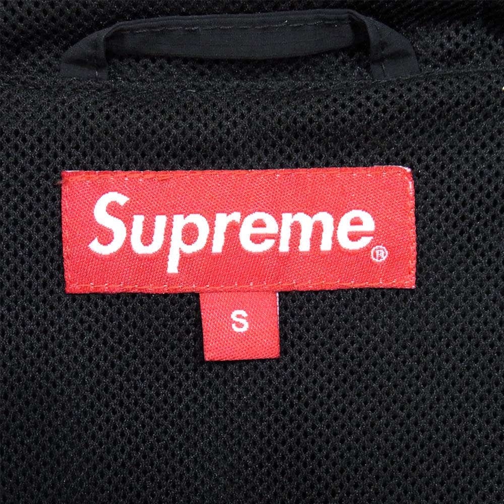 Supreme シュプリーム 19SS Nylon Ripstop Hooded Pullover ナイロン リップストップ プルオーバー ジャケット ブラック系 S【中古】