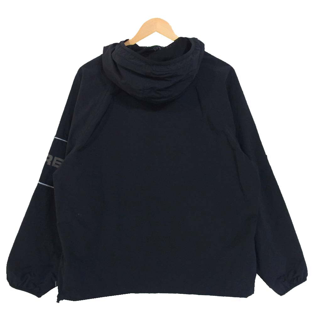 Supreme シュプリーム 19SS Nylon Ripstop Hooded Pullover ナイロン リップストップ プルオーバー ジャケット ブラック系 M【美品】【中古】