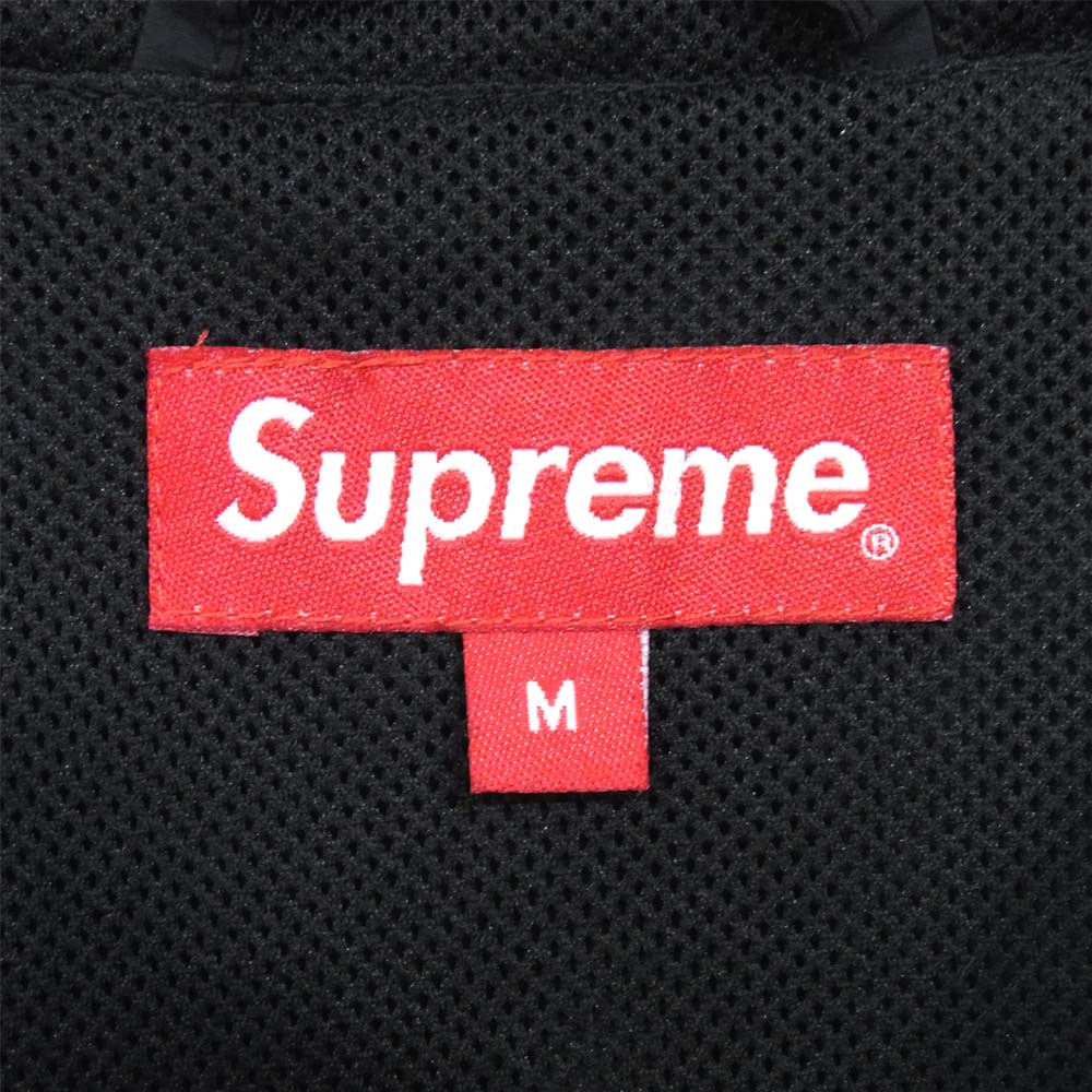 Supreme シュプリーム 19SS Nylon Ripstop Hooded Pullover ナイロン リップストップ プルオーバー ジャケット ブラック系 M【美品】【中古】