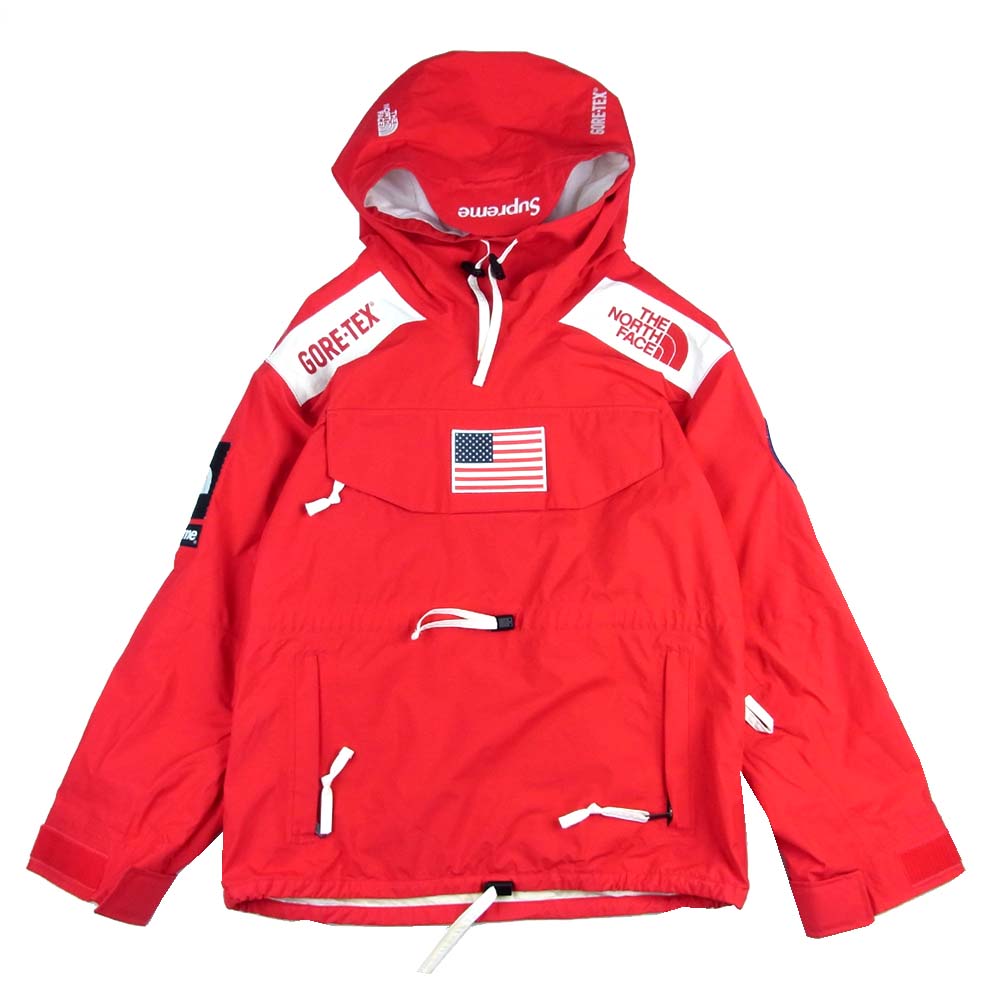 Supreme シュプリーム 17SS NP01701i 国内正規品 THE NORTH FACE ノースフェイス Trans Antarctica Expedition Pullover ジャケット レッド系 S【中古】