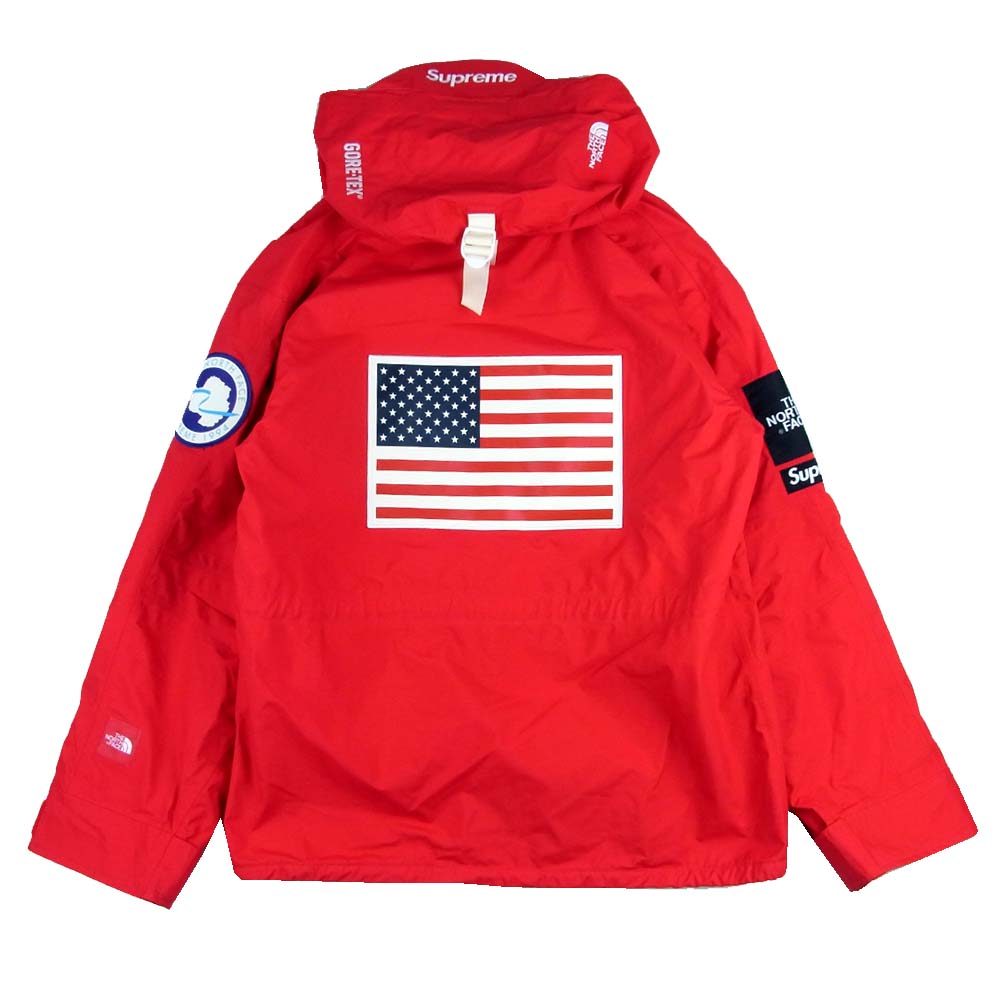 Supreme シュプリーム 17SS NP01701i 国内正規品 THE NORTH FACE ノースフェイス Trans Antarctica Expedition Pullover ジャケット レッド系 S【中古】