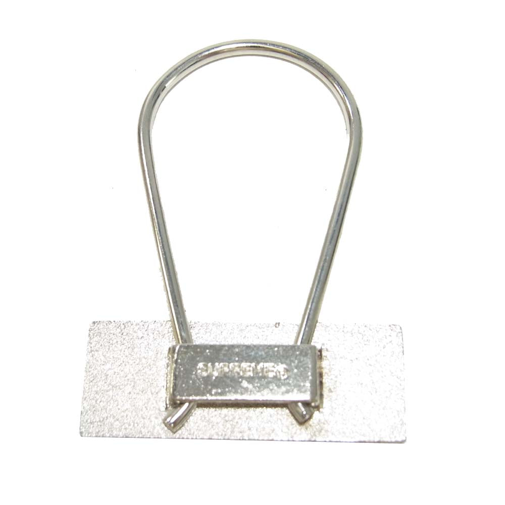 Supreme シュプリーム 15AW Clip Keychain ロゴ クリップ キーホルダー シルバー系【中古】