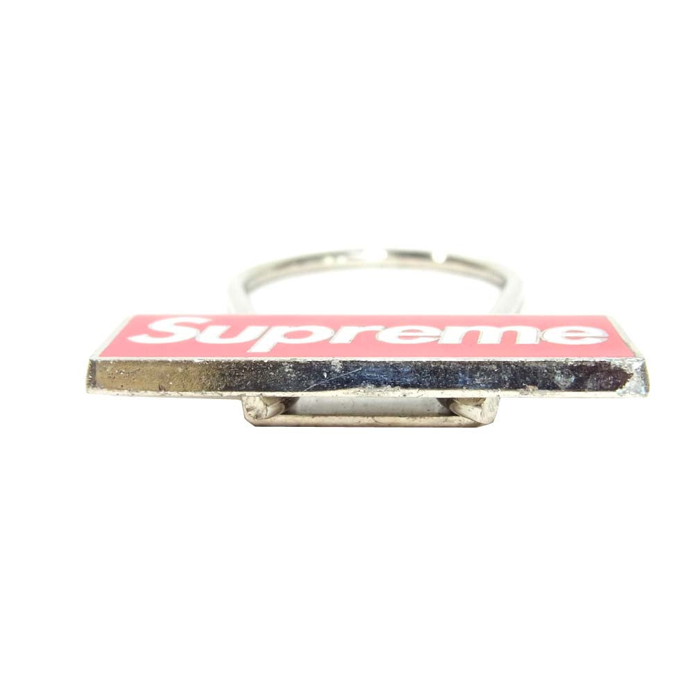 Supreme シュプリーム 15AW Clip Keychain ロゴ クリップ キーホルダー シルバー系【中古】