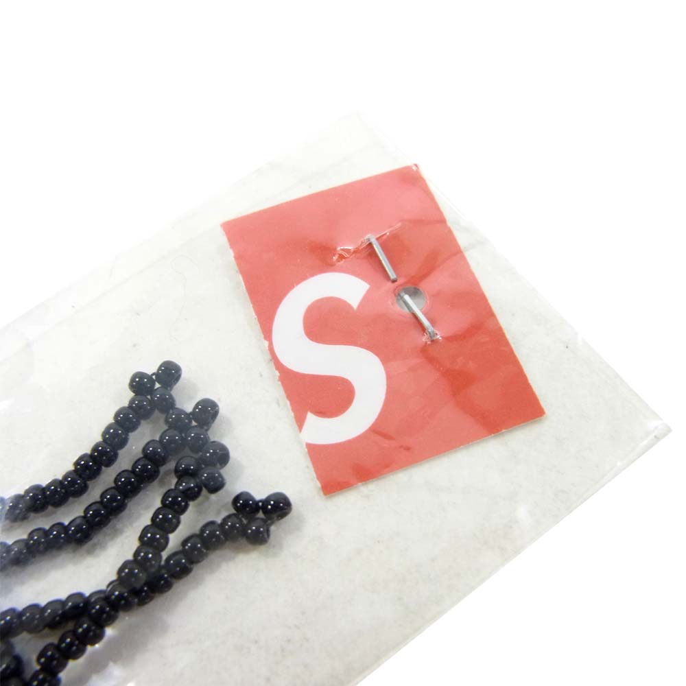Supreme シュプリーム 20ss Beaded Keychain ロゴ ビーズ キーチェーン ブラック系【新古品】【未使用】【中古】