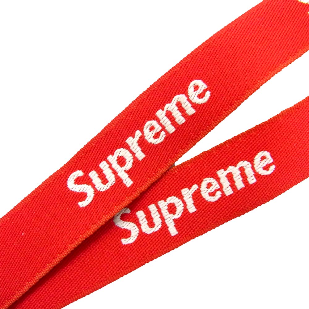 Supreme シュプリーム 14SS Bottle Opener Lanyard ボトルオープナー 栓抜き ストラップ ネックレス レッド系【中古】
