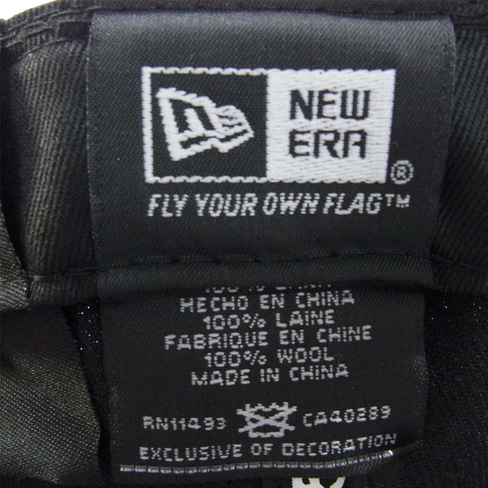 Supreme シュプリーム 12SS ニューエラ NEW ERA National Champions Box Logo ボックスロゴ キャップ ブラック系【美品】【中古】