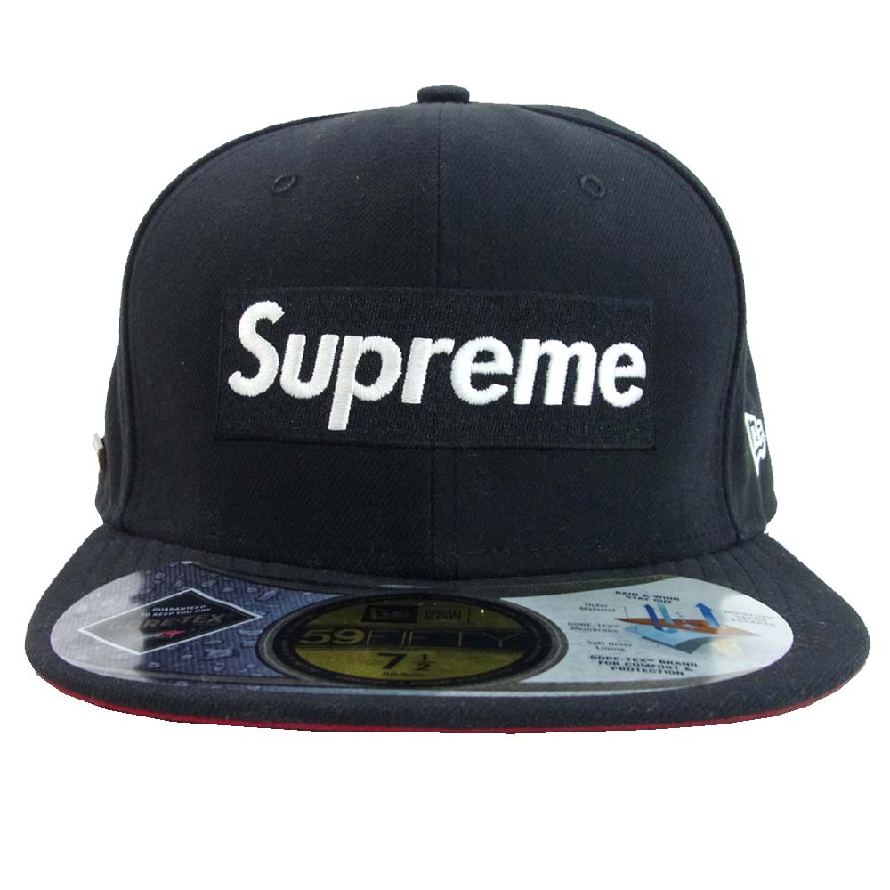 Supreme シュプリーム 14AW GORE-TEX ゴアテックス ボックスロゴ キャップ ブラック系 7 1/2【中古】