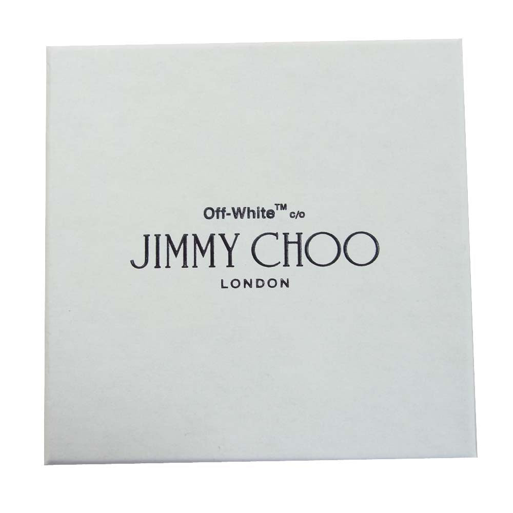OFF-WHITE オフホワイト ジミーチュウ JIMMY CHOO ロゴ ラバー ブレスレット ホワイト系【美品】【中古】