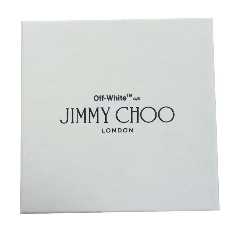 OFF-WHITE オフホワイト ジミーチュウ JIMMY CHOO ロゴ ラバー ブレスレット ホワイト系【美品】【中古】
