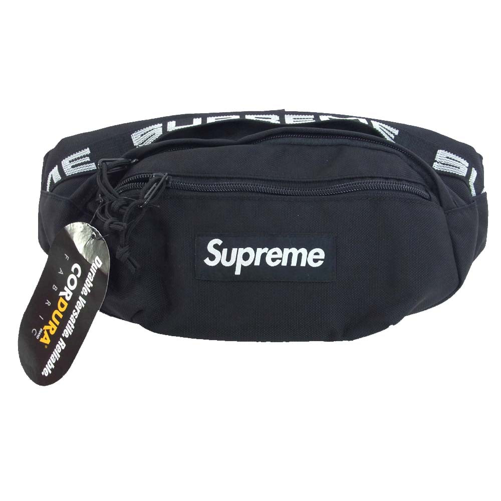Supreme シュプリーム 18SS 未使用品 Waist Bag ウエストバッグ ブラック系 表記無し【極上美品】【中古】