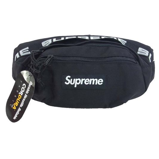 Supreme シュプリーム 18SS 未使用品 Waist Bag ウエストバッグ ブラック系 表記無し【極上美品】【中古】