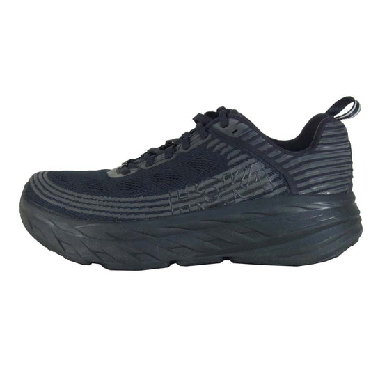 HOKA ONE ONE ホカ オネオネ 1019269 BONDAI 6 ボンダイ スニーカー ブラック系 US9.5【美品】【中古】