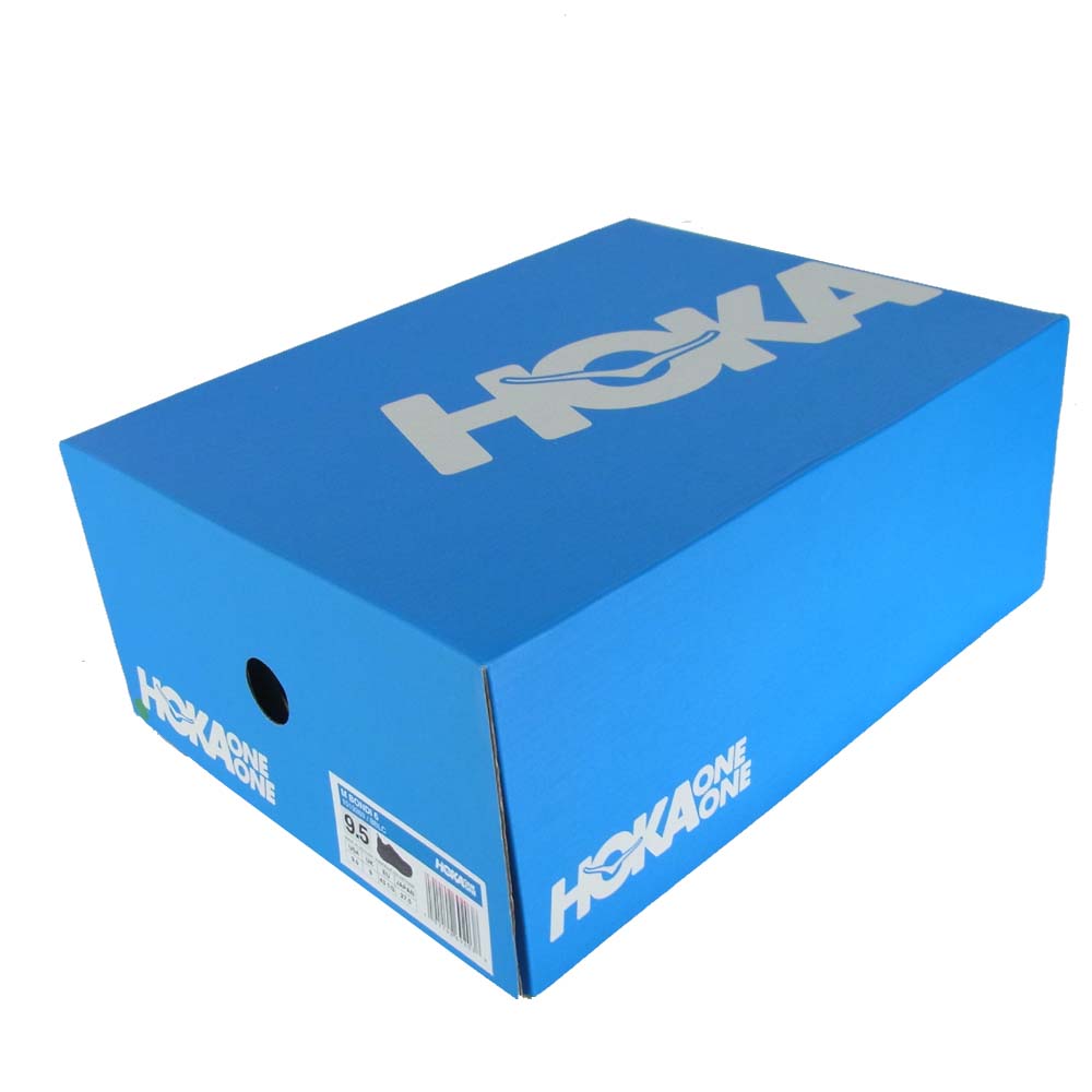 HOKA ONE ONE ホカ オネオネ 1019269 BONDAI 6 ボンダイ スニーカー ブラック系 US9.5【美品】【中古】