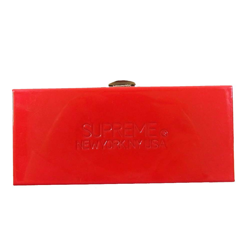 Supreme シュプリーム 17SS Small Metal Storage Box スモール メタル ストレージ ボックス ツールケース レッド系【中古】