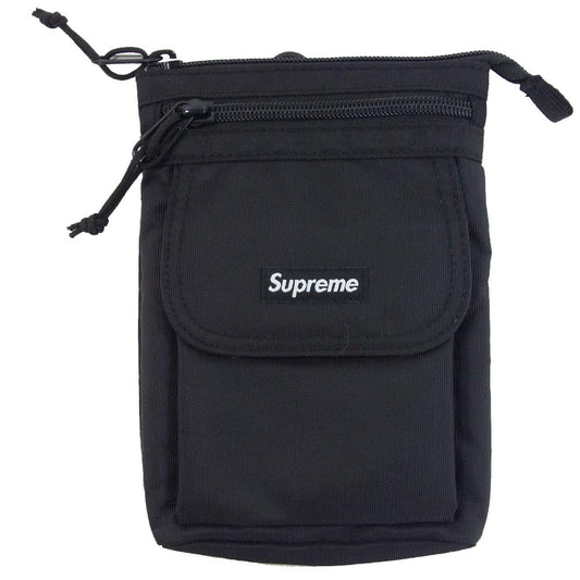 Supreme シュプリーム 19AW Shoulder Bag ミニ ショルダーバッグ サコッシュ ブラック系【極上美品】【中古】