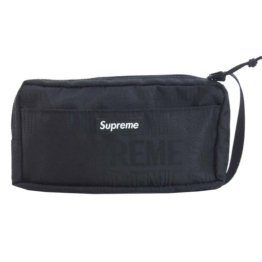 Supreme シュプリーム 19SS Organizer Pouch オーガナイザー ナイロン ポーチ ブラック系【極上美品】【中古】