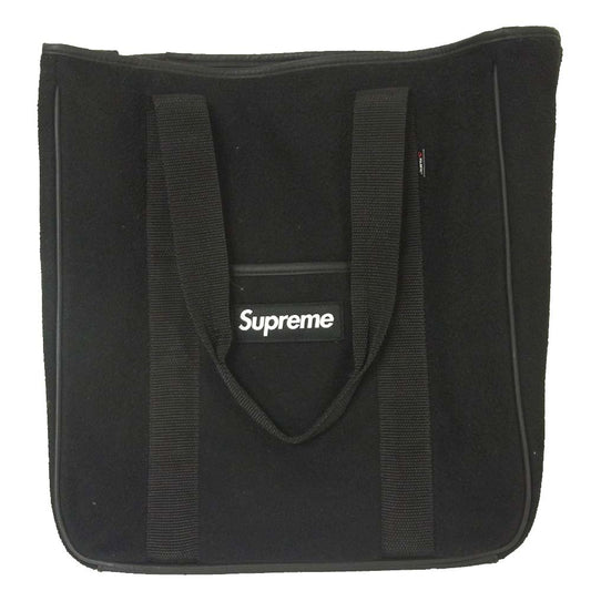 Supreme シュプリーム 18AW POLARTEC TOTE ポーラーテック トート フリース バッグ ブラック系【中古】