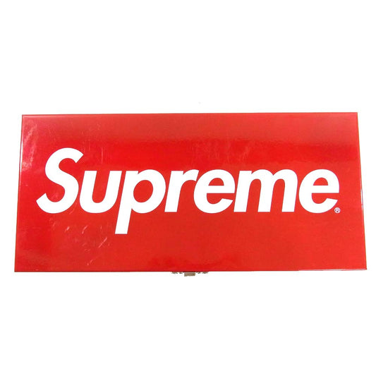 Supreme シュプリーム 17SS Large Metal Storage Box ラージ メタル ストレージ ボックス ツールケース レッド系【中古】