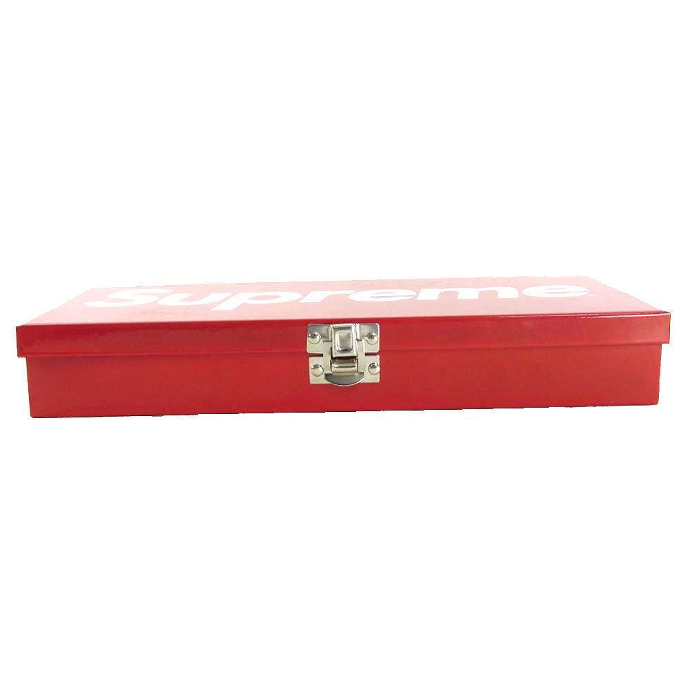 Supreme シュプリーム 17SS Large Metal Storage Box ラージ メタル ストレージ ボックス ツールケース レッド系【中古】