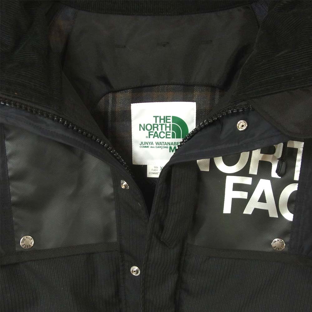JUNYA WATANABE COMME des GARCONS MAN ジュンヤワタナベコムデギャルソンマン 17AW WT-J108 ノースフェイス 17AD リメイク マウンテンパーカー ブラック系 XS【中古】