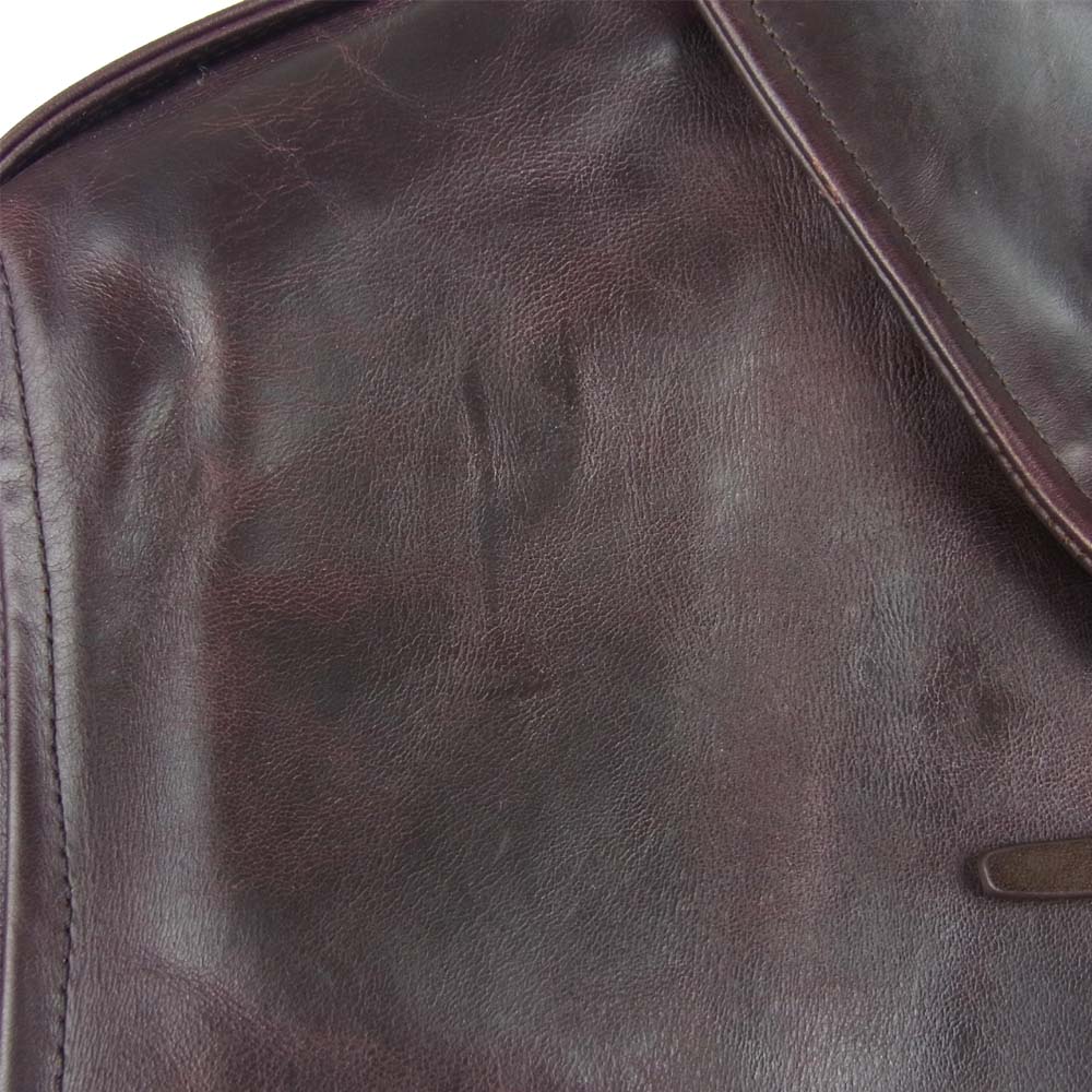 ビズビム 0112205014033 F.I.L限定 ELMENDORF ITALIA ホースレザー A-2 フライトジャケット ダークブラウン系 2【中古】