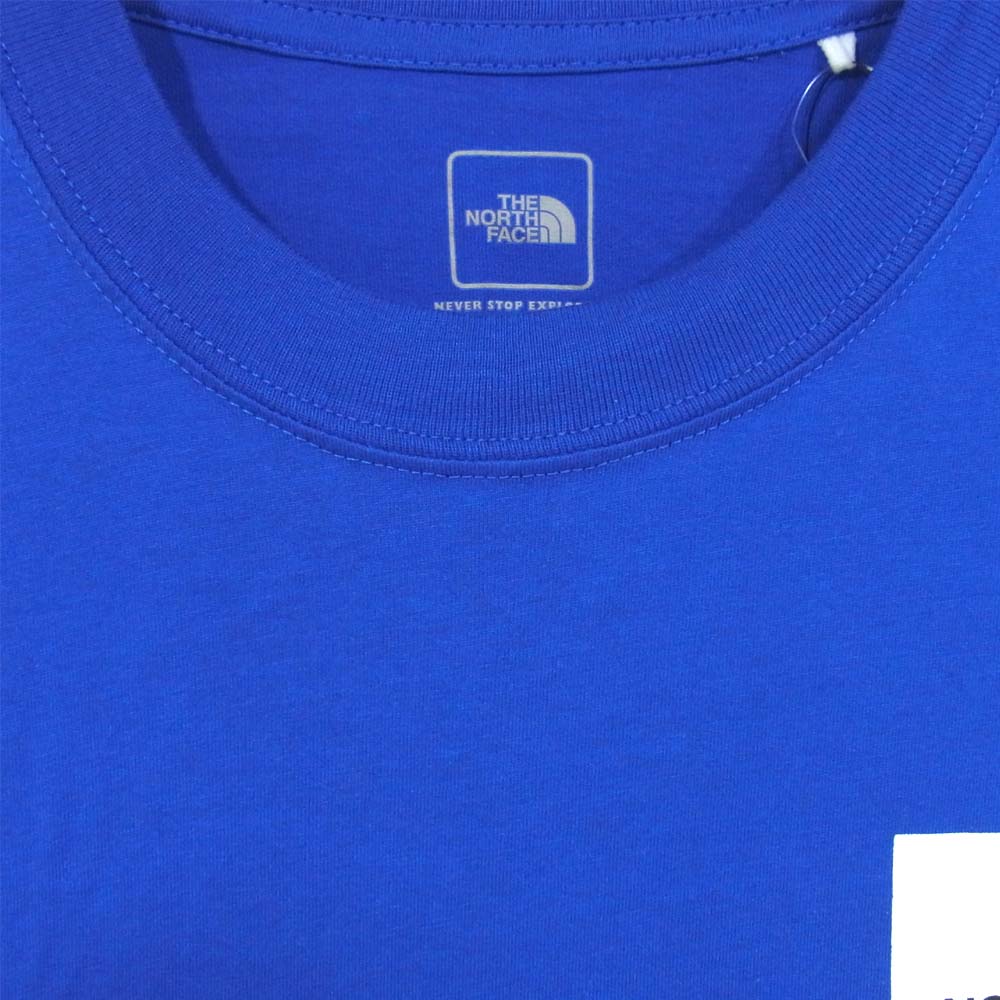 THE NORTH FACE ノースフェイス NT31910R STANDARD SLEEVE TEE スタンダード スリーブ Tシャツ  ブライトコバルト S【新古品】【未使用】【中古】