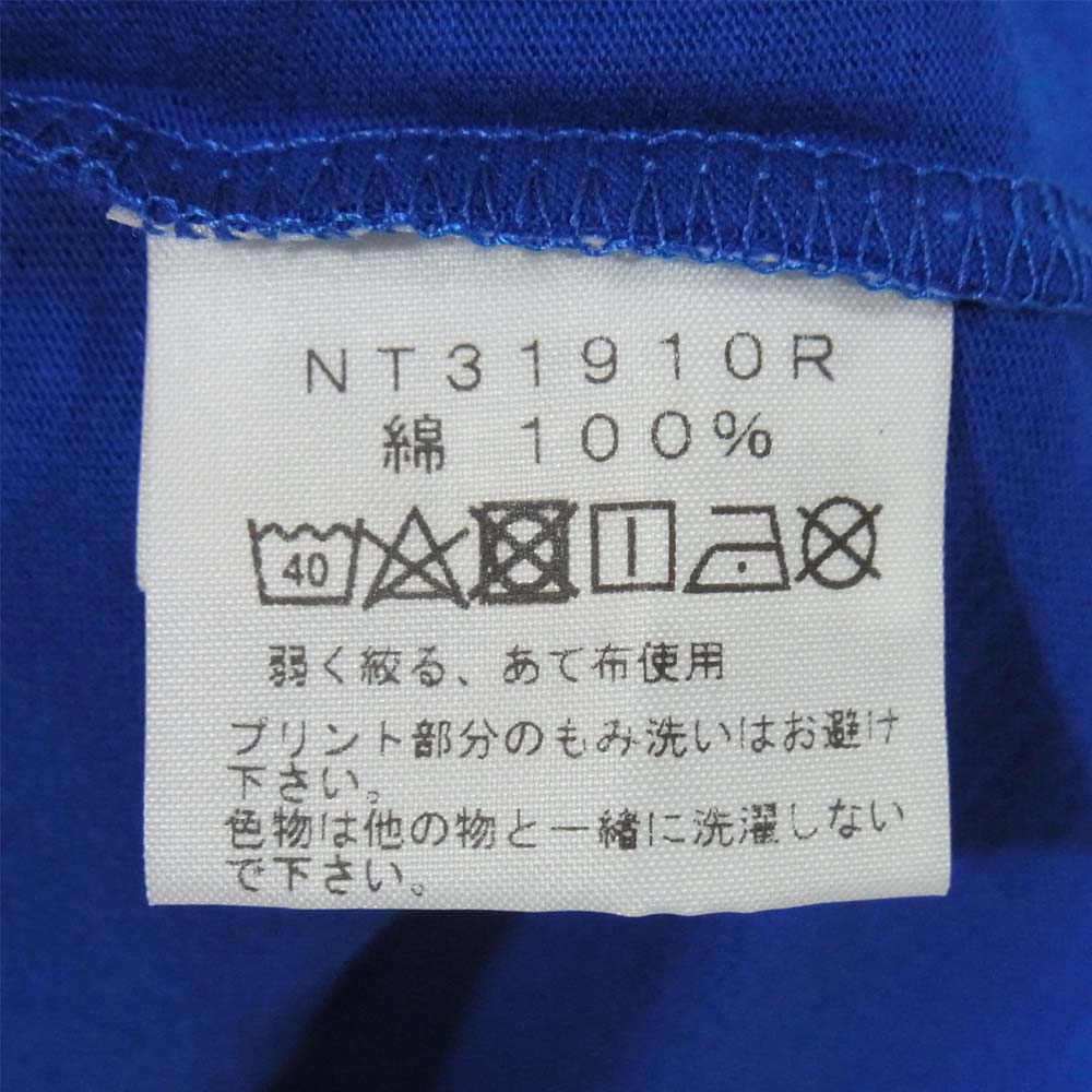 THE NORTH FACE ノースフェイス NT31910R STANDARD SLEEVE TEE スタンダード スリーブ Tシャツ  ブライトコバルト S【新古品】【未使用】【中古】