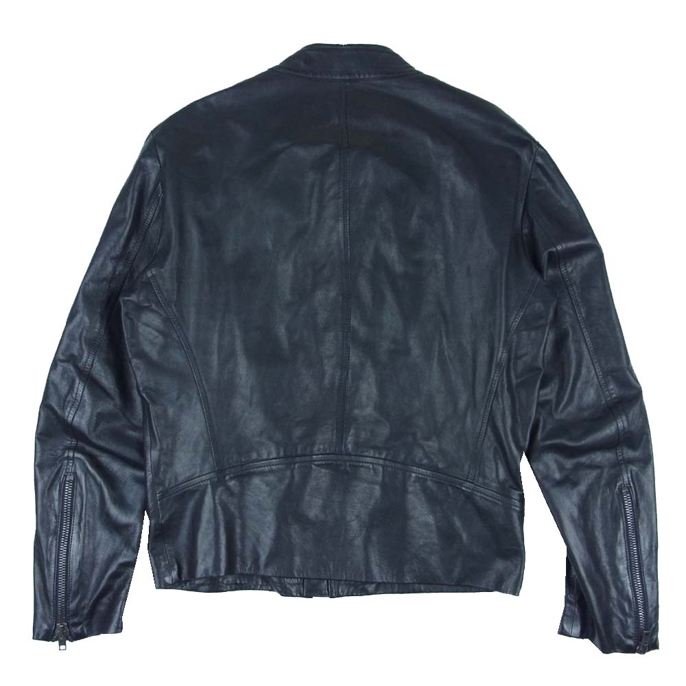 MAISON MARTIN MARGIELA メゾンマルタンマルジェラ S50AM0201 SX8208 14ss 八の字 ライダース ジャケット 46号 ブラック系 46【中古】