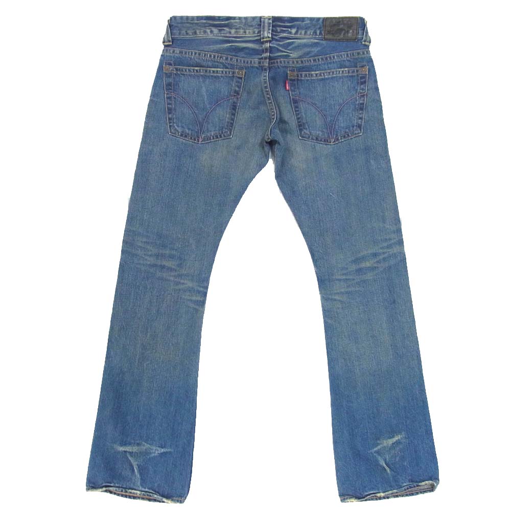 HYSTERIC GLAMOUR ヒステリックグラマー 5AP-0514 スタッズ ダメージ加工 デニム パンツ インディゴブルー系 34【中古】