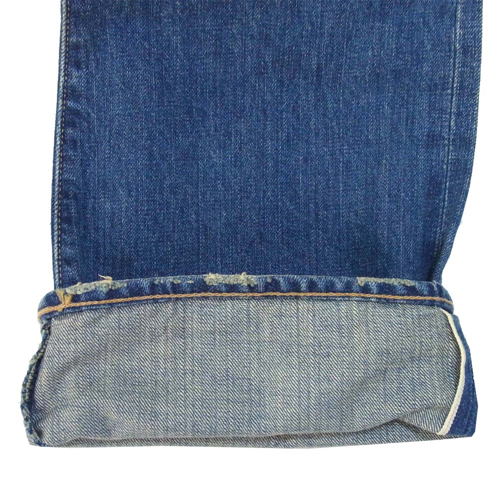 HYSTERIC GLAMOUR ヒステリックグラマー 5AP-0514 スタッズ ダメージ加工 デニム パンツ インディゴブルー系 34【中古】