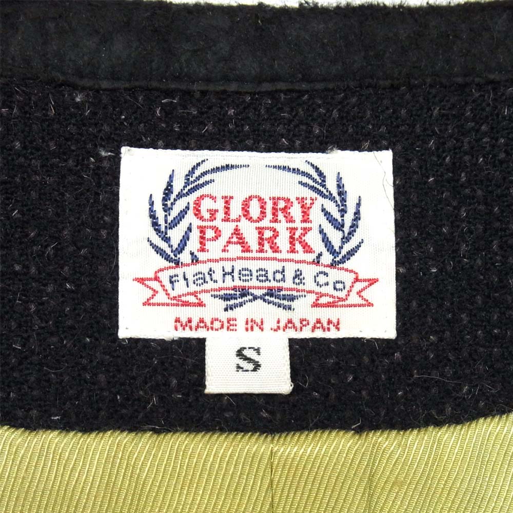 WV-02 FLAT HEAD フラットヘッド GLORYPARK グローリーパーク ウール ベスト ブラック系 S【中古】