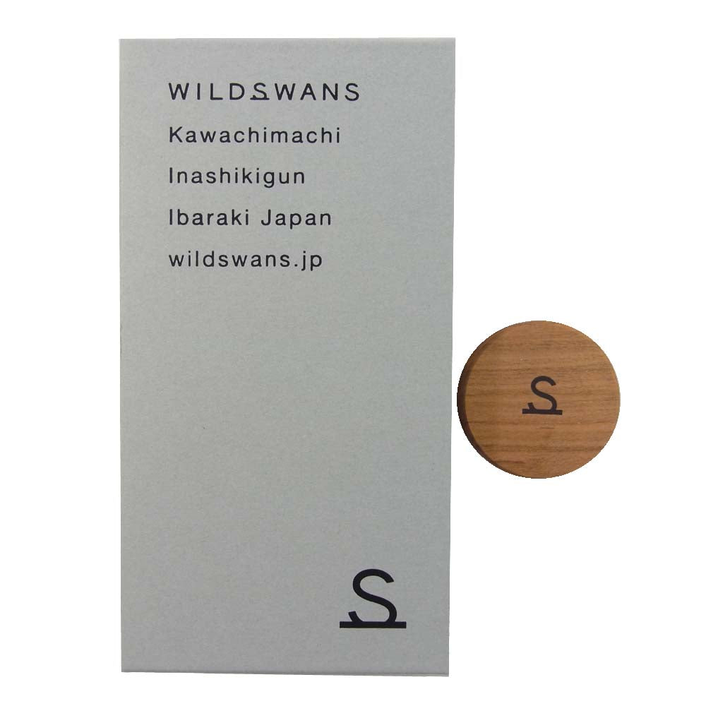 WILDSWANS ワイルドスワンズ TONGUE タング クロコ 牛革 小銭入れ ブラック ブラック系【美品】【中古】