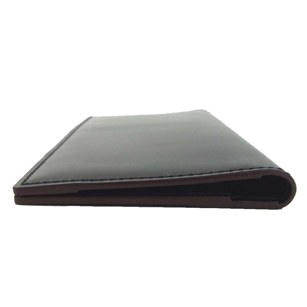GANZO ガンゾ ホーウィンシェル コードバン 馬革 長財布 ブラック系【極上美品】【中古】