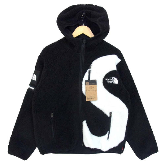 Supreme シュプリーム 20AW × ノースフェイス THE NORTH FACE 国内正規 NT620041 Logo Hoodie Fleece Jacket ブラック系 S【新古品】【未使用】【中古】