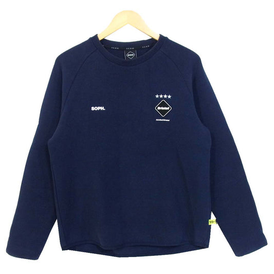 F.C.R.B. エフシーアールビー FCRB-189030 SOPH. SWEAT CREW NECK スウェット ロゴ クルーネック ネイビー系 M【中古】