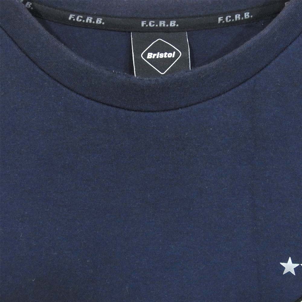 F.C.R.B. エフシーアールビー FCRB-189030 SOPH. SWEAT CREW NECK スウェット ロゴ クルーネック ネイビー系 M【中古】