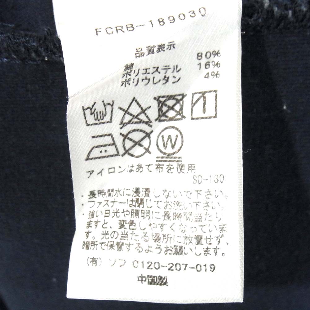 F.C.R.B. エフシーアールビー FCRB-189030 SOPH. SWEAT CREW NECK スウェット ロゴ クルーネック ネイビー系 M【中古】
