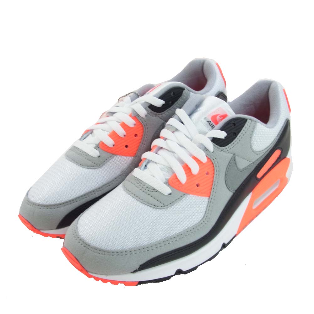 NIKE ナイキ CT1685-100 AIR MAX 90 OG INFRARED エアマックス ローカット スニーカー 28cm グレー系 ピンク系 28cm【新古品】【未使用】【中古】