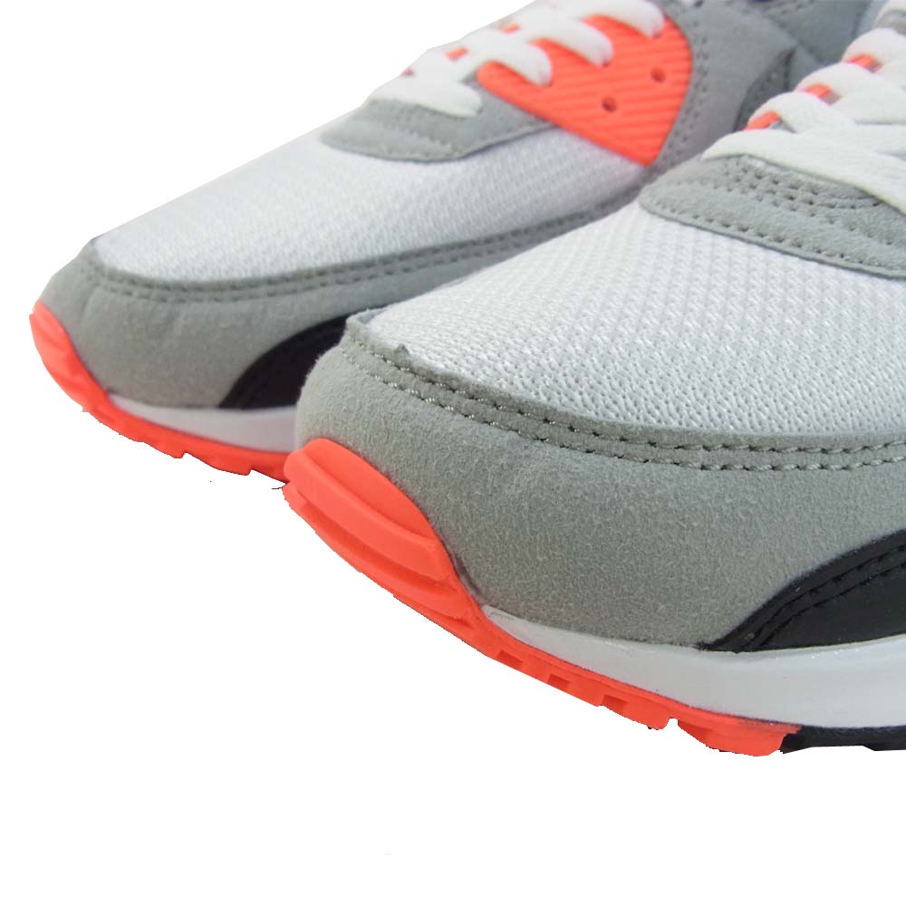 NIKE ナイキ CT1685-100 AIR MAX 90 OG INFRARED エアマックス ローカット スニーカー 27.5cm グレー系 ピンク系 27.5cm【新古品】【未使用】【中古】