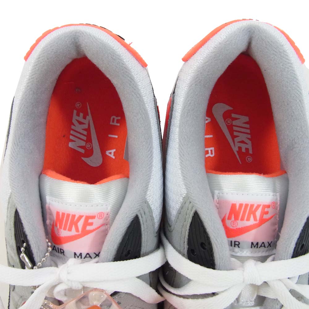 NIKE ナイキ CT1685-100 AIR MAX 90 OG INFRARED エアマックス ローカット スニーカー 27.5cm グレー系 ピンク系 27.5cm【新古品】【未使用】【中古】
