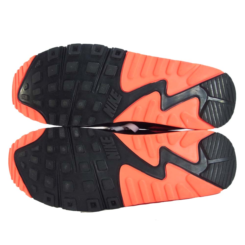 NIKE ナイキ CT1685-100 AIR MAX 90 OG INFRARED エアマックス ローカット スニーカー 27.5cm グレー系 ピンク系 27.5cm【新古品】【未使用】【中古】