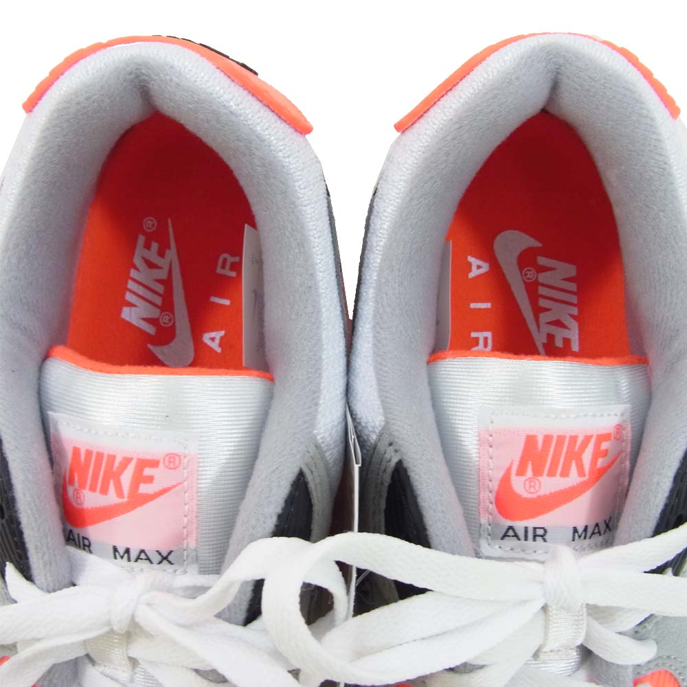 NIKE ナイキ CT1685-100 AIR MAX 90 OG INFRARED エアマックス ローカット スニーカー 28.5cm グレー系 ピンク系【新古品】【未使用】【中古】
