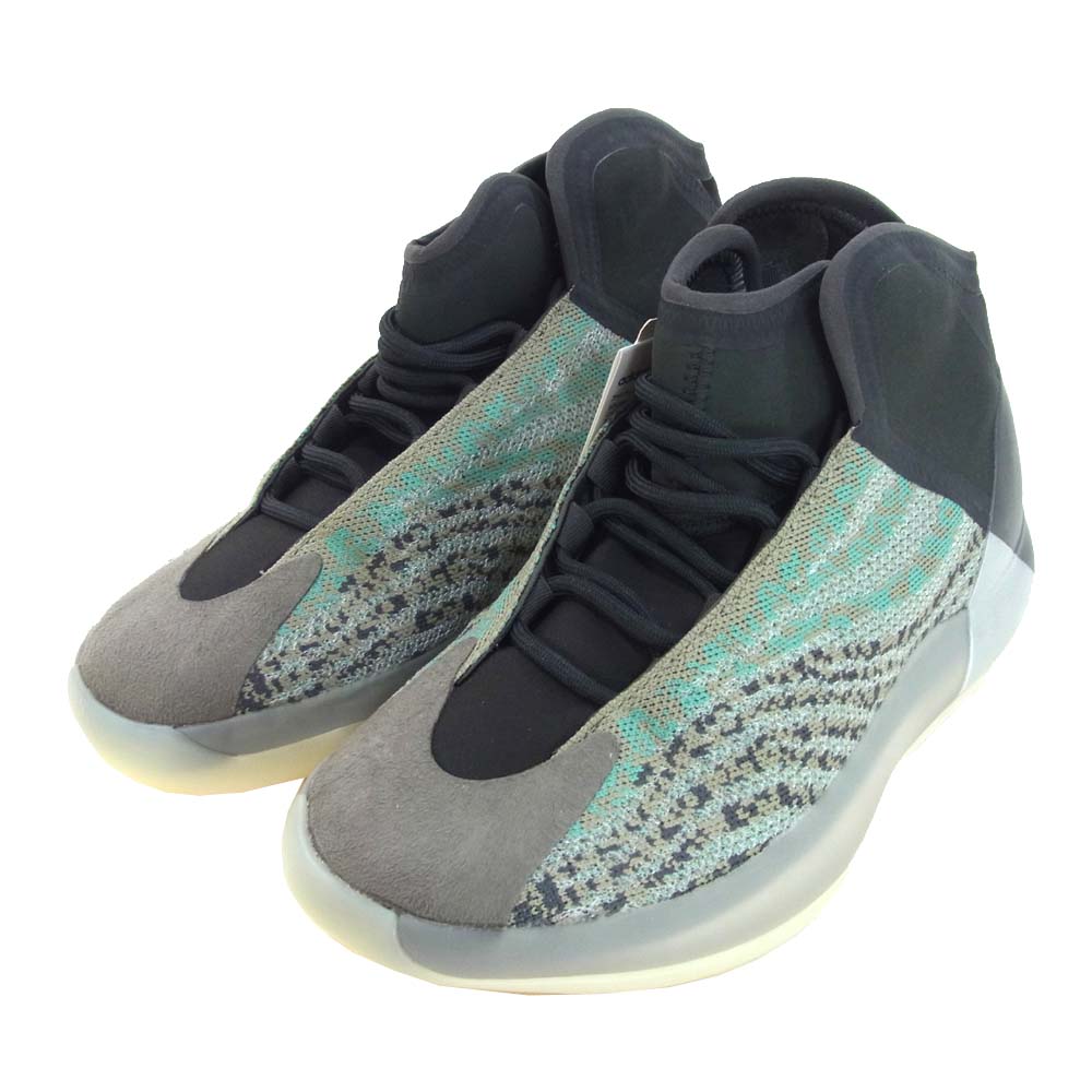 adidas アディダス G58864 YZY QNTM TEAL BLUE クァンタム ハイカット スニーカー グレー系 27cm【新古品】【未使用】【中古】