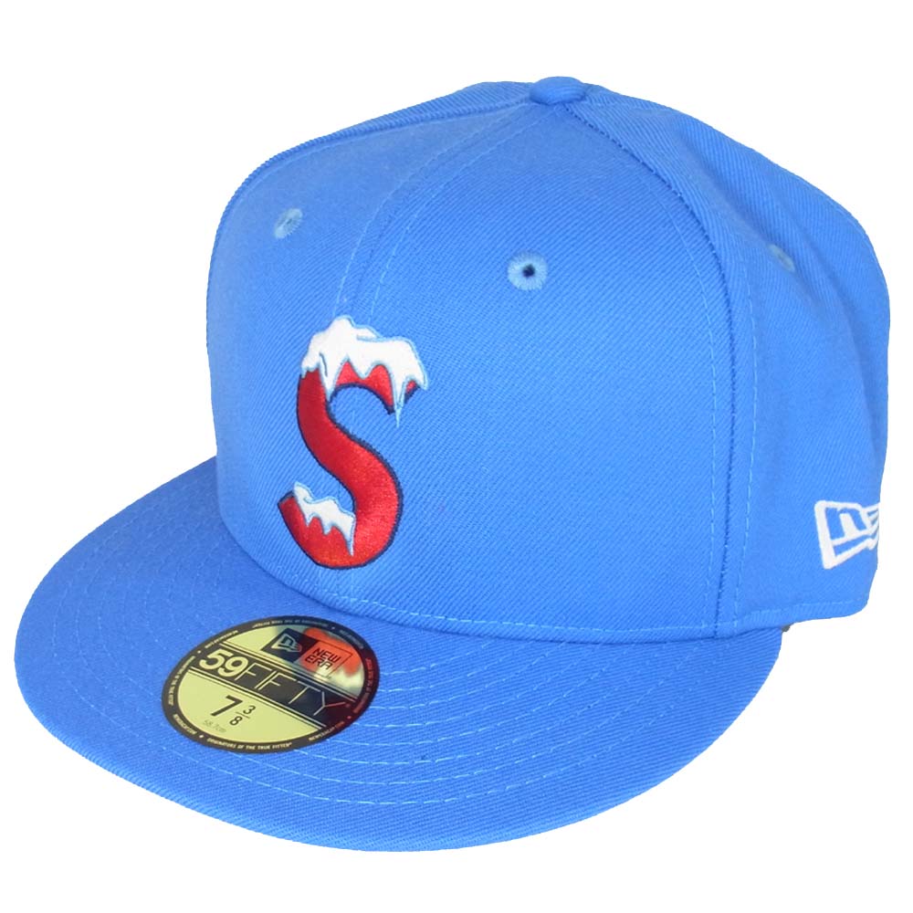 Supreme シュプリーム 20AW × ニューエラ New Era S Logo ブルー系 7 3/8【新古品】【未使用】【中古】
