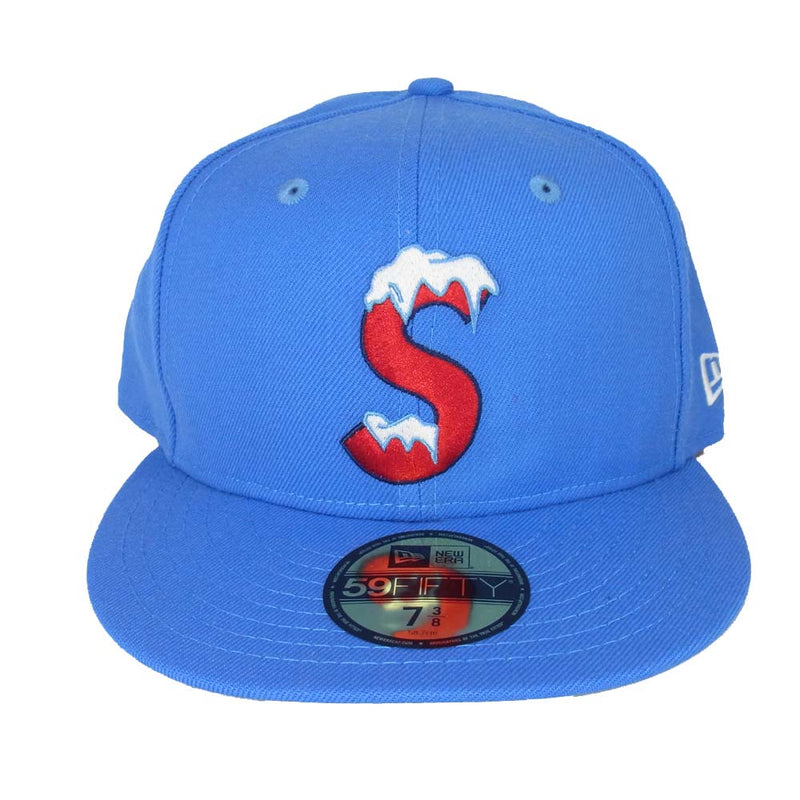Supreme シュプリーム 20AW × ニューエラ New Era S Logo ブルー系 7 3/8【新古品】【未使用】【中古】